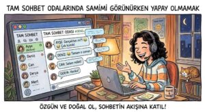 Tam Sohbet Odalarında Samimi Görünürken Yapay Olmamak